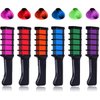 10 Color Temporary Bright Hair Chalk Comb Set - 8 9 10 11 12 year old girl Birthday Gifts Halloween Costume Cosplay Party Favors for Girls Kids Adults