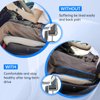 DrCarNow Car Seat Cushion, Coccyx Pad for Tailbone Pain Relief, Seat Cushion for Long Sitting Hours, for Office Chair Home Chair, for Truck Driver Wheelchair (Black)