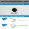 Yodel Faucet Bathroom Sink Drain Without Overflow - 1 5/8" Drain Opening - Pop Up Vessel Vanity Drain,Brushed Nickel,YDPOP-1
