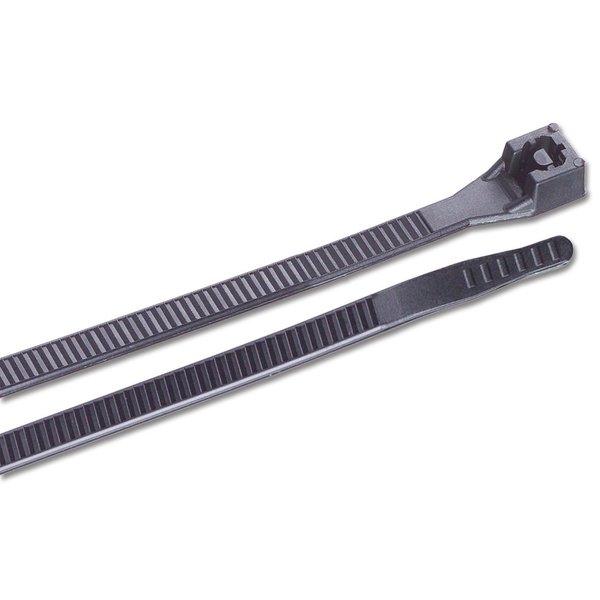 Ancor 199203 Cable Tie, Standard, 4", Black, 100pc/bag