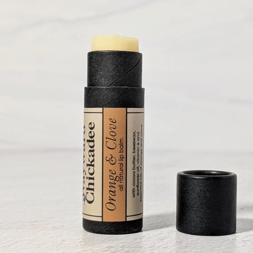 Eco-Friendly, Moisturizing Lip Balm (Orange & Clove)