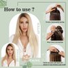 Clip in Hair Extensions Human Hair Full Head 8 Pieces 18 Clips 100% Real Silky Human Hair 20"-105g Dark Brown (#2)