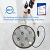 Bestio Cat Heating pad,D15 in Heated Dog Pad,Waterproof Thermostat Electric Puppy Heating Pad,Pet Heating Pad Outdoor for Puppy Kitten with One Blue Plush Cover