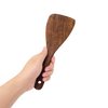 Honbay 2PCS Wooden Rice Spoon Rice Paddle Rice Cooker Spatula Kitchen Cooking Spoons for Kitchen (oblique head)