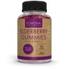 Pomona Wellness Elderberry Gummies with Zinc and Vitamin C for Immune Support 3-1 Chewable Black Elderberry Gummy Supplement for Kids and Adults, Vegan, 90 Gummies