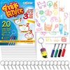 Shrink Krafts | Shrinky Paper Kit for Kids | Arts and Crafts for Girls & Boys Ages 6-12 | Craft Kits Art Set | Indoor DIY Activity Craft Kits | Fun Creative Shrinky Charms for Kids | Great Crafts Gift