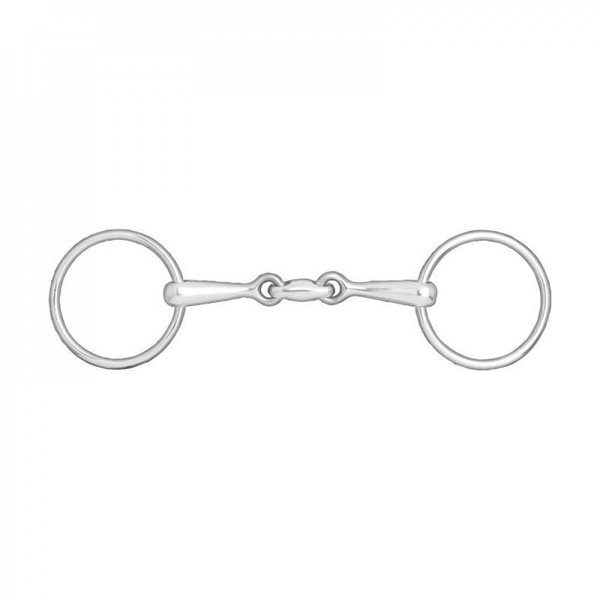 HORZE Lozenge Link Loose Ring Snaffle Bit - 13mm Width - 5 1/4