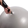 Exercise Ball Pump, Hand Air Pump for Stability Workout Yoga Ball, with 2 Plugs for Valve & 1 Plug Remover for Easy Deflation (Hand Pump)