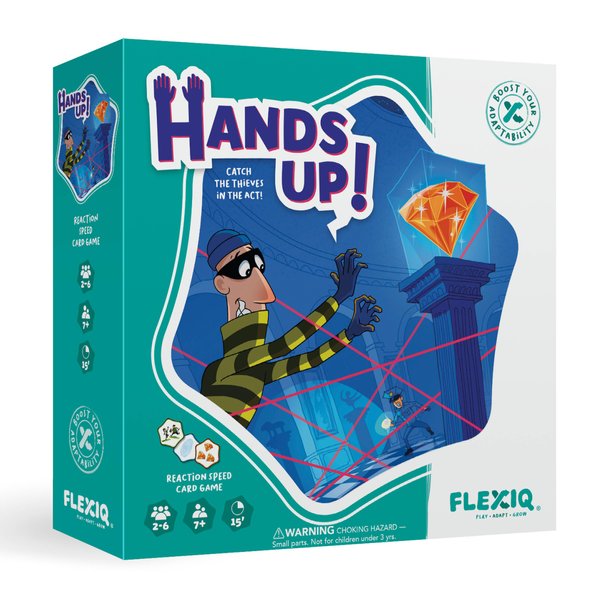 WHAT DO YOU MEME? Hands Up — Quick Thinking Card Game by FlexiQ, Brain Teasers for Kids 7+, Board Games for Family Night, Mind Games