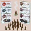 Trumiri Woody Incense Cones - Variety Pack - Total 60 Cone Incense (6 Scents x 10 Conos) - White Sage, Palo Santo, Dragons Blood, Sandalwood - Cone Incense Scents - Insense Cones - Incent Cone