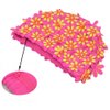 Medifier Swim Cap Floral Petal Retro Style Bathing Caps for Women Rose Pink