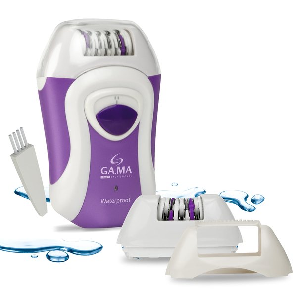 Epilady Skinlady Gama Waterproof Epilator for Women | Cordless Electric Hair Removal Device | Flawless Hair Remover for Women | Bikini Trimmer for Women Pubic Hair | Rechargeable 2-Speed, LED Light