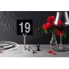 New Star Foodservice 23428 Triton Harp Clip Style, Place Card/Table Number Holder, 1.5 Inch, Silver, Set of 12