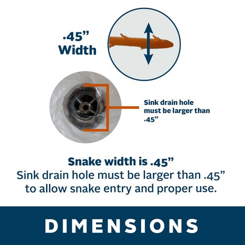 Teal Turtle Reusable Hair Clog Remover Tool - 22" Flexible Drain Cleaner Tool For Showers, Sinks, & Bathtubs - 6 Pack