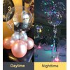 LED Balloons 10 Pack, Light Up Balloons 20 Inches Clear Helium Bobo Balloons, Glow Bubble Balloons with String Lights for Valentines Day Halloween Christmas Wedding Birthday Party Decoration