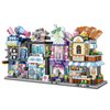 MEIEST Mini City Shop Street View Building Blocks Model Set,Creative DIY Simulation Architecture Collection Particle Construction Building Bricks Toy for Kids Adult Home Decor (Bakery)