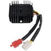 RedCap 12V Voltage Regulator Rectifier with 6-Pin Dual-Plug Compatible with Gator DF-250-RTS Tank 200 Carbureted Roketa MC-54B 250 Jonway YY250T Scooter Moped