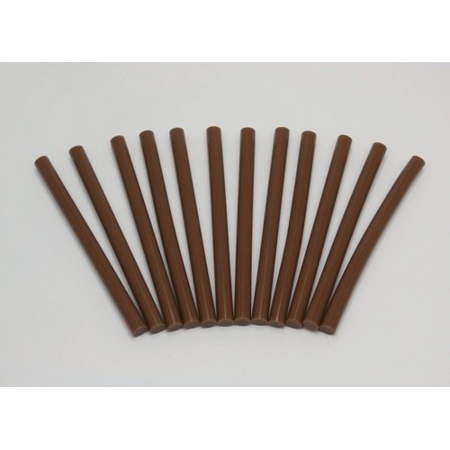 GlueSticksDirect® Brown Hair Fusion Glue Sticks Mini X 4" 24 Sticks