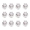 Vpang 12 Pcs Spiral Hair Pins Swirl Hair Twists Coils Hair Clips Wedding Bridal Rhinestone Pearl Metal Spiral Twist Hairpins Hair Accessories (Type 3)