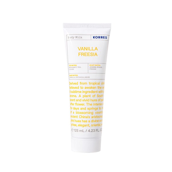 KORRES Deep Hydration Body Milk, Vanilla Fressia, 4.23 fl. oz.