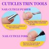 FANDAMEI Nail Buffer, 10 PCS Nail Buffer Block with Different Grit, Nail Buffers, Nail Buffing Block, Buffer Nail File, Cuticle Trimmer, Nail Care Tool Kit, Nail Tools, Nail Kit, Manicure Tools