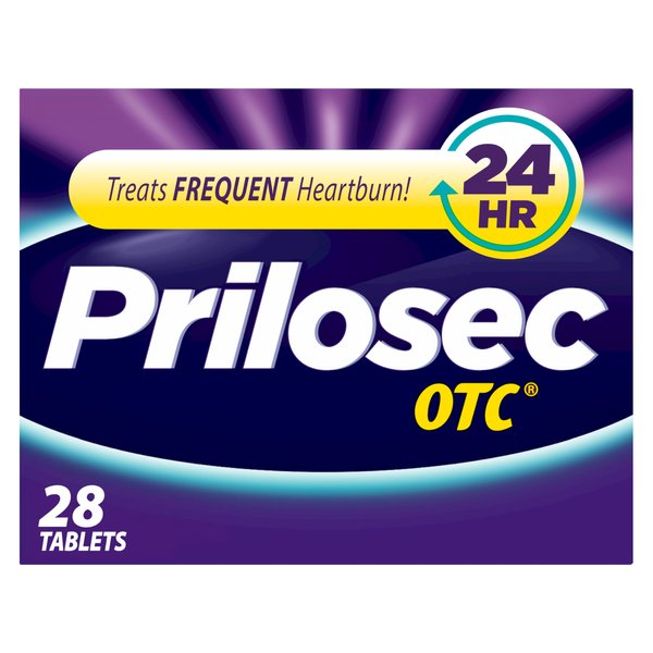 Prilosec OTC Frequent Heartburn Medicine and Acid Reducer Tablets 28 Count (OLD)