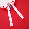 Boderier 4th of July Hair Bows for Women American Flag Stars Hair Bow Clips Jeweled Patriotic Ribbon Hair Clips Independence Day Hair Accessories Fourth of July Party Favors Red White Star