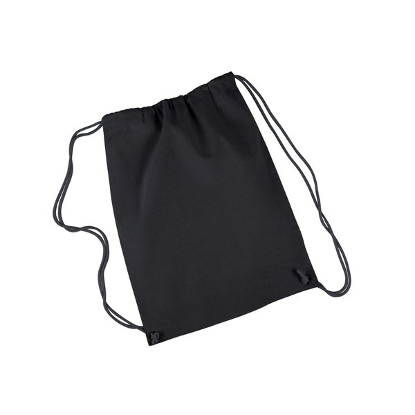 Liberty Bags 8875 Cotton Canvas Drawstring (Black)