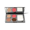 CHADO Monts & Merveilles Refillable Sculpting Palette | Bronzer, Blush, Contour, & Highlighter Pressed Powder Palette | Matte Setting Powder | 5 in 1 Face and Cheek Powders | Cruelty Free (Medium to Tan Skin)