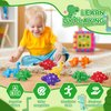 Crincy ABC Alphabet Dinosaurs Matching Learning Toy for Kids 3-5, 26PCS Montessori Double-Sided Dinosaur Toys Match Letter, Fine Motor Toys, Preschool Educational Learning Toys for Toddlers