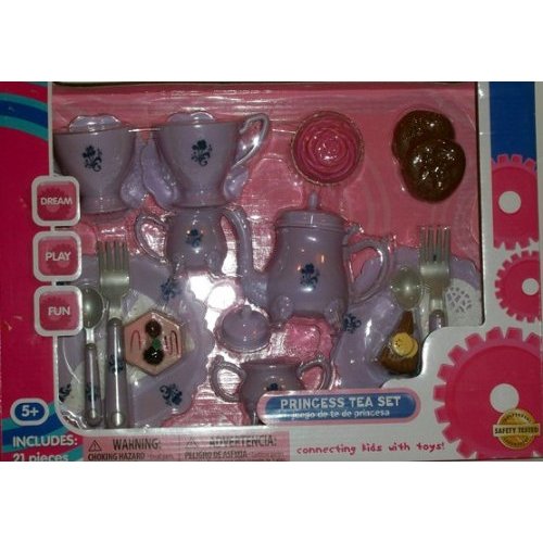 21 Piece Princess Tea Set