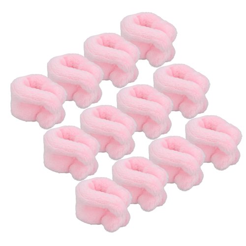 Hair Curlers Rollers, 12pcs Heatless Coral Fleece Hair Rollers Set Hair Curlers DIY Hair Styling Tools for Long Medium Short Thick Fine Thin Hair