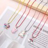 SOTOGO 12 Pieces Girls Necklaces and Bracelets Set Colorful Gift Party Favors Friendship Pretend Dress Up Play Jewelry for Kids Child Toddler, Cute Style