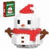 HGCYCF Christmas Red Snowman Building Blocks Set Compatible with Lego Advent Calendar 2024 Stacking New Toys Holiday Present Box New Year Xmas Gifts for Kids for Boys & Girls and Adults