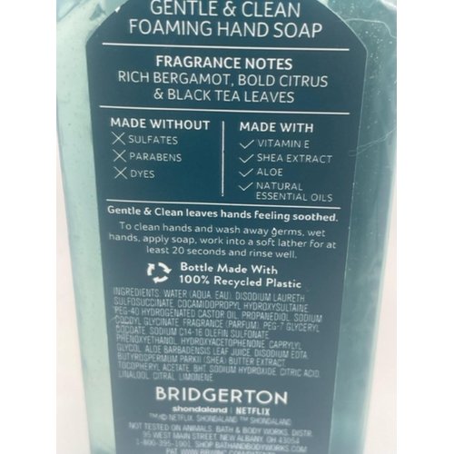 Generic Queen (Charlottes) Tea Gentle Foaming Hand Soap 8.75 Ounce Full Size Pump Bottle Wash, blue