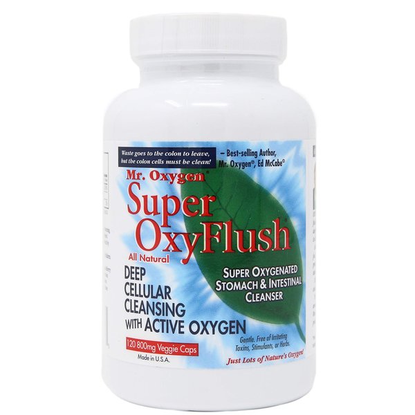 SUPEROxyFlush® Unleashed! Absolute TOP Best Colon Cleanser! 120 Caps