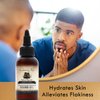 Sunny Isle Jamaican Black Castor Oil Beard Oil 2oz | Conditioning Growth Oil for Thicker Facial Hair | Softens, Strengthens Beards & Mustaches | Hydrates Skin