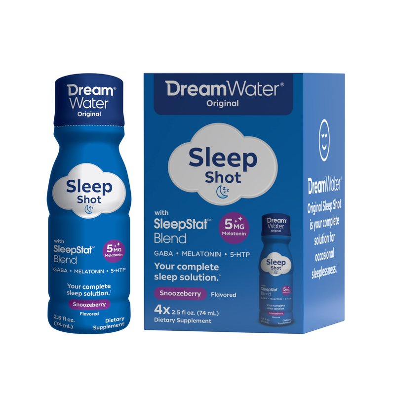 Dream Water Sleep Aid Supplement Drink; Melatonin 5mg, GABA, 5-HTP ...