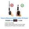 Gam3Gear SURECOM SW-33 Mark II 100 W 125-525 Mhz Mini Digital VHF UHF Two-Way Radio Handheld Power & SWR Meter