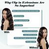 Full Shine Clip in Hair Extensions Real Human Hair Blonde Hair Extensions Clip ins Highlighted Light Brown with Platinum Blonde 18inch 7pcs 120 Grams Remy Hair Extensions Double Weft Straight