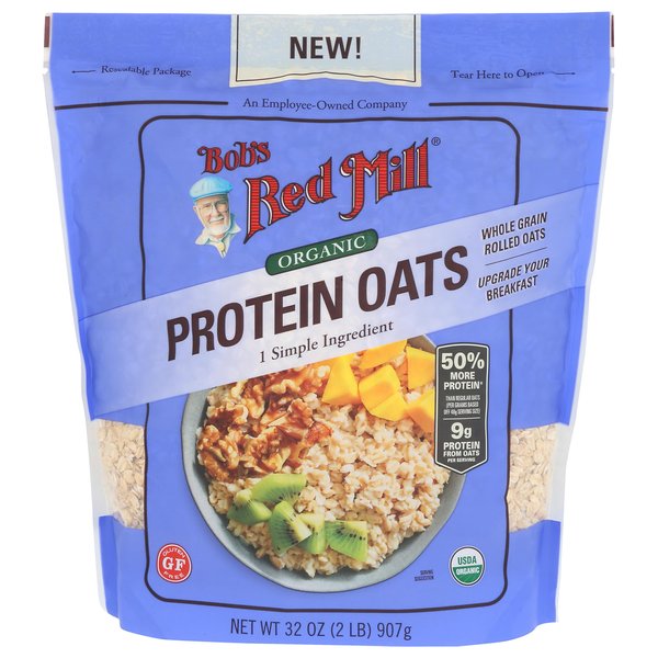 Bobs Red Mill Organic Protein Oats, 32 OZ