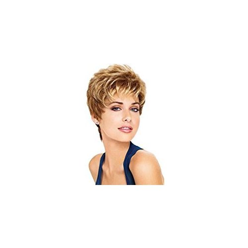 Hair u wear Eva Gabor Aspire Layered Pixie Petite Size Comfort Cap Wig, Dark Chocolate Mist