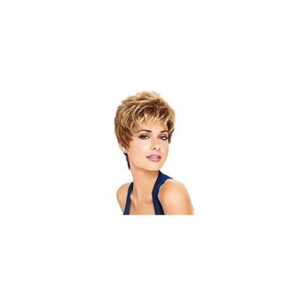 Hair u wear Eva Gabor Aspire Layered Pixie Petite Size Comfort Cap Wig, Dark Chocolate Mist
