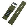 BARTON WATCH BANDS Quick Release Canvas Watch Band Straps, Army Green, 22mm