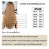 Omber Brown Highlight Human Hair Tape in Extensions for Women 22inch 20pcs 50g/Pack Omber Walnut Brown to Ash Brown with Medium Blonde 100% Real Human Hair Extensions