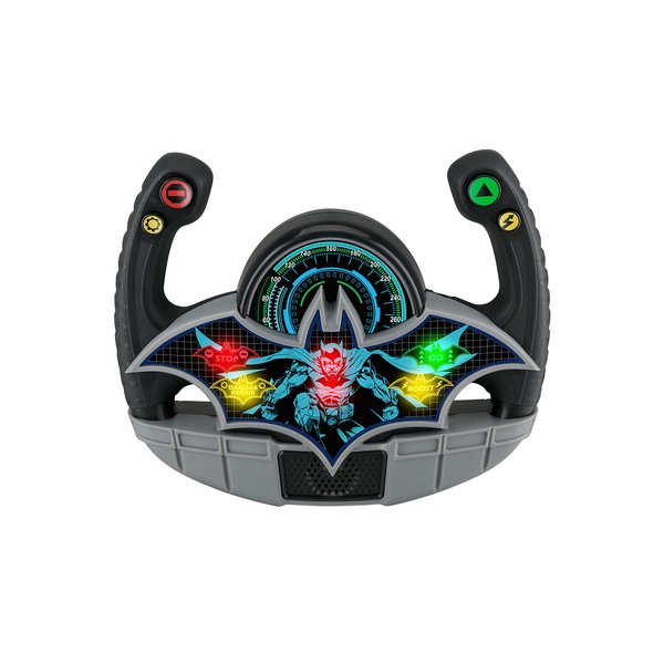 eKids Batman Batmobile Toy Steering Wheel for Kids, Toddler Toy with Sound Effects for Fans of Batman Toys for Boys