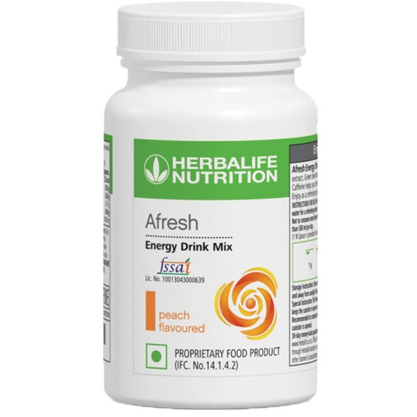 Herbalife Afresh Energy Drink Mix - 50 Gram (Peach)