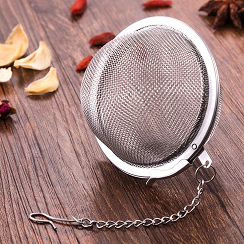 GOLF Tea Infuser,Extra Fine Mesh Tea Cup Filter Silicone Handle Stainless Steel Tea Strainer for Brew Loose Leaf Tea (12Pcs Tea Infuser)