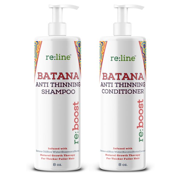 Batana Shampoo and Conditioner for Thinning Hair Shampoo and Conditioner for Men & Women with Raw Organic Batana Oil for Hair Growth Shampoo and Conditioner Set Batana Shampoo for Hair Growth DR SEBI