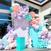 BAUANOOY Mermaid Balloons, 60pcs 12 Inch Pink Metallic Purple Green Blue Latex Balloons for Little Mermaid Birthday Decorations, Baby Shower, Under the Sea Party Decorations